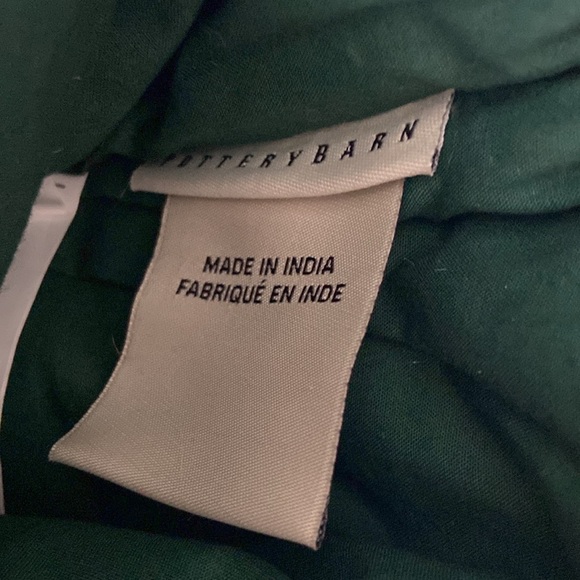 Pottery Barn Paisley Wool Jacquard And Velvet Stocking Green Red Gold - Picture 5 of 8